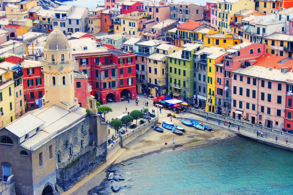 Italy Vernazza beach