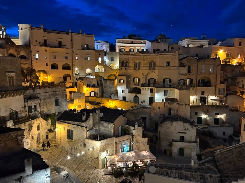 Matera by night