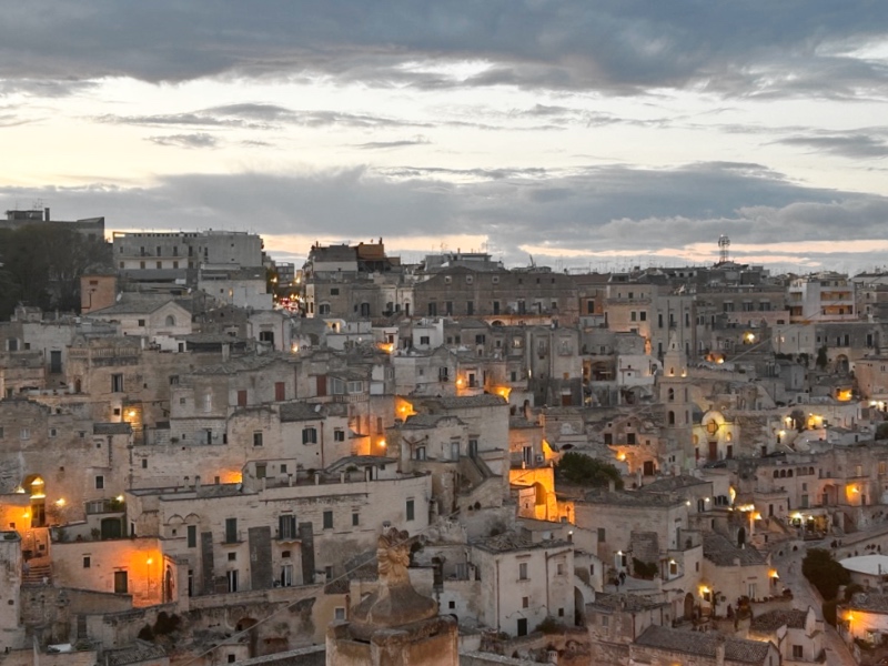 Matera sunset