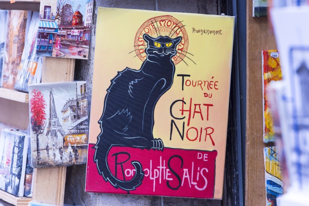 le chat noir souvenir
