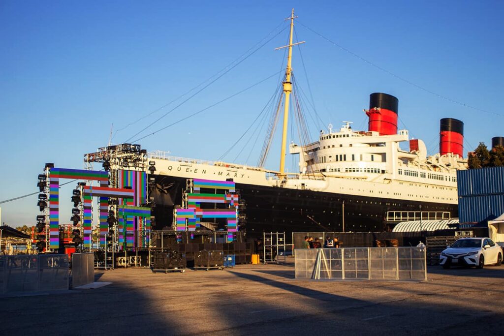 The Queen Mary in Long Beach California
