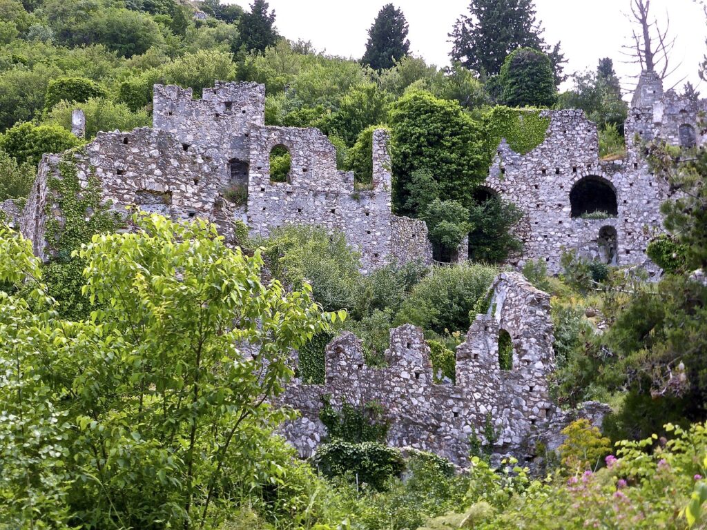 Mystras ruins