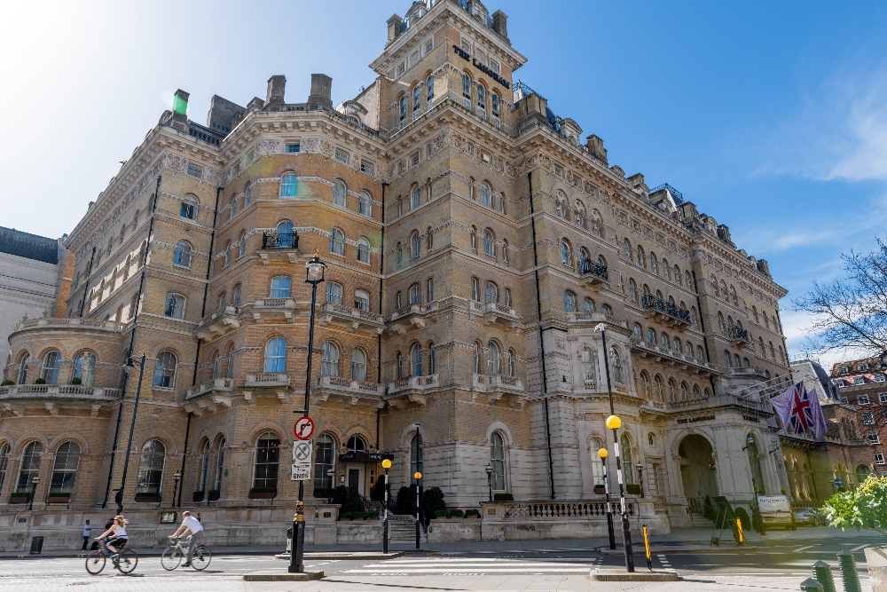 The Langham Hotel on Regent Street in London