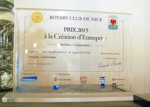 nice rotary club award