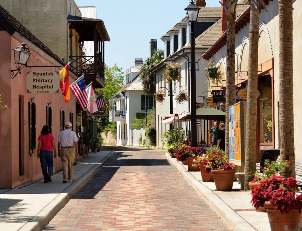 Aviles Street in St. Augustine Florida
