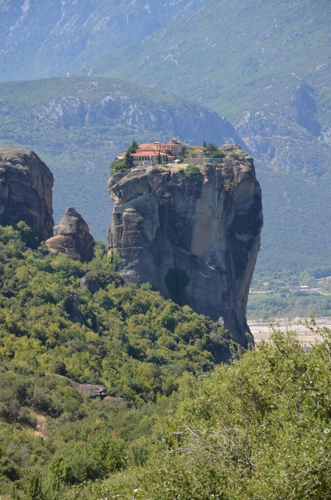 Meteora rock formations