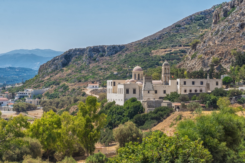 Gonia Odigitria Monastery near Chania in Crete