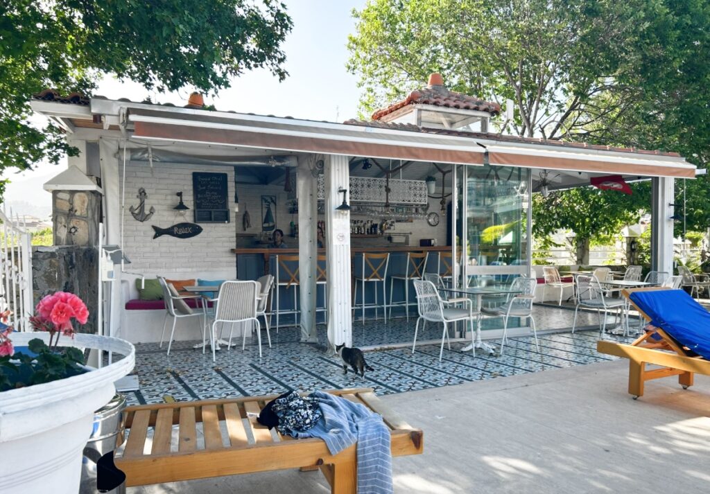 Basar Hotel swimming pool bar