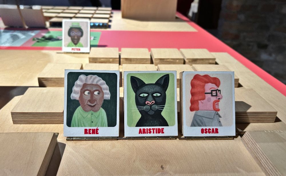 Guess Who game featuring Aristide