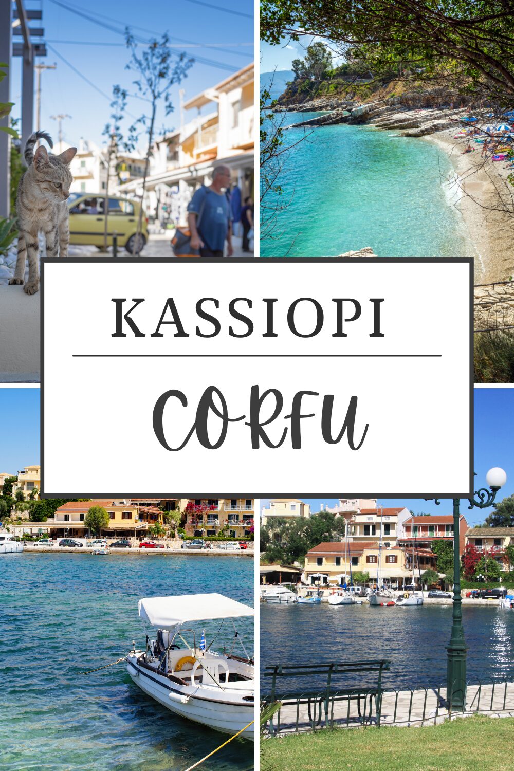 Kassiopi village Corfu