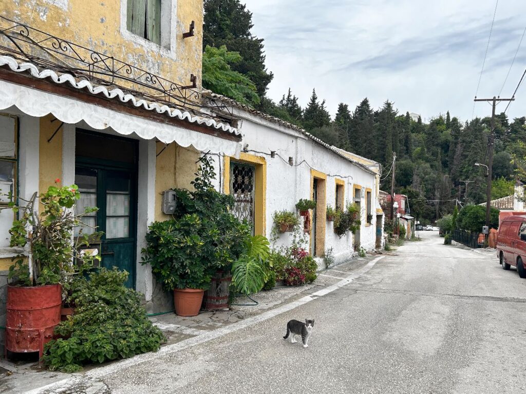Chlomos Corfu Greece