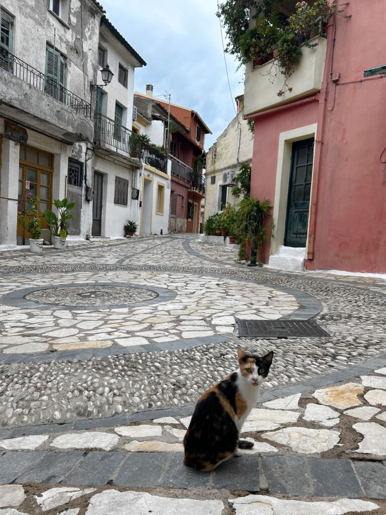 Chlomos village Corfu